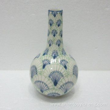 Hand painted ceramic table decoration vase and jar